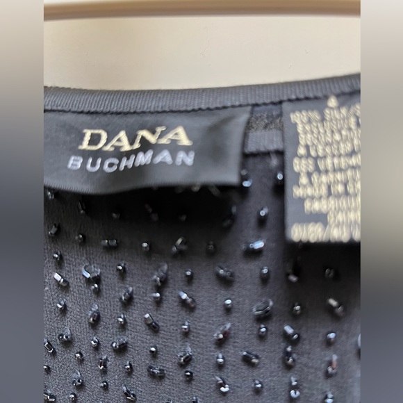 Dana Buchman size 4 dark gray sequined skirt - Picture 2 of 3